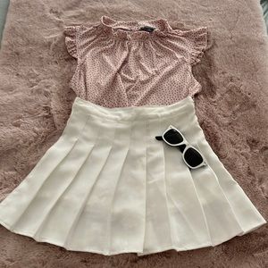 FASHIONSTYLE WHITE SKIRT SIZE S